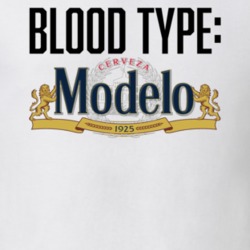 Modelo Beer Logo Funny Blood Type Parody T Shirt Modelo Beer Logo Funny Blood Type Parody T Shirt