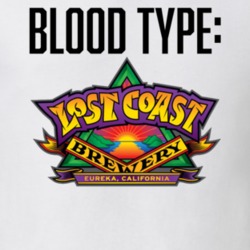 Lost Coast Beer Logo Funny Blood Type Parody T Shirt Lost Coast Beer Logo Funny Blood Type Parody T Shirt