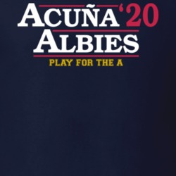 Ronald Acuna Ozzie Albies 2020 For Prez Play For The A Atlanta Basebal