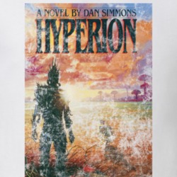 Dan Simmons Hyperion Science Fiction Fan Book Novel Cover Worn Look T Dan Simmons Hyperion Science Fiction Fan Book Novel Cover Worn Look T