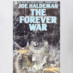 Joe Haldeman The Forever War Science Fiction Fan Book Novel Cover Worn Joe Haldeman The Forever War Science Fiction Fan Book Novel Cover Worn