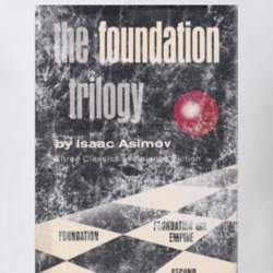 Isaac Asimov Foundation Trilogy Science Fiction Fan Book Novel Cover W Isaac Asimov Foundation Trilogy Science Fiction Fan Book Novel Cover W
