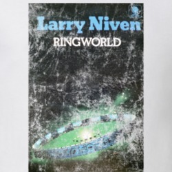 Larry Niven Ringworld Science Fiction Fan Book Novel Cover Worn Look T Larry Niven Ringworld Science Fiction Fan Book Novel Cover Worn Look T