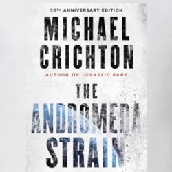 Michael Crichton Andromeda Strain Science Fiction Fan Book Novel Cover Michael Crichton Andromeda Strain Science Fiction Fan Book Novel Cover