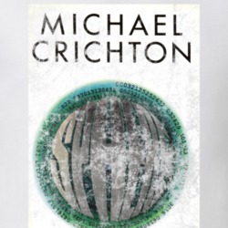 Michael Crichton Sphere Science Fiction Fan Book Novel Cover Worn Look Michael Crichton Sphere Science Fiction Fan Book Novel Cover Worn Look