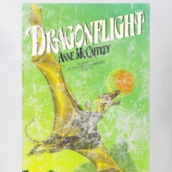 Anne Mccaffrey Dragonflight Science Fiction Fan Book Novel Cover Worn Anne Mccaffrey Dragonflight Science Fiction Fan Book Novel Cover Worn