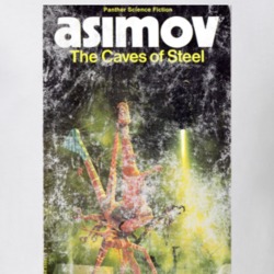 Isaac Asimov The Caves Of Steel Science Fiction Fan Book Novel Cover W Isaac Asimov The Caves Of Steel Science Fiction Fan Book Novel Cover W