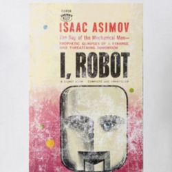 Isaac Asimov I Robot Science Fiction Fan Book Novel Cover Worn Look T Isaac Asimov I Robot Science Fiction Fan Book Novel Cover Worn Look T