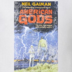 Neil Gaiman American Gods Science Fiction Fan Book Novel Cover Worn Lo Neil Gaiman American Gods Science Fiction Fan Book Novel Cover Worn Lo