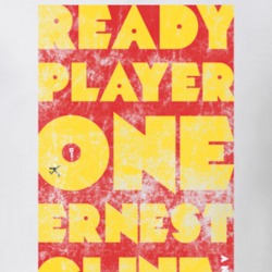 Ernest Cline Ready Player One Science Fiction Fan Book Novel Cover Wor Ernest Cline Ready Player One Science Fiction Fan Book Novel Cover Wor