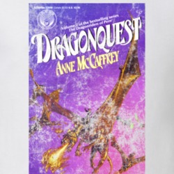 Anne Mccaffrey Dragonquest Science Fiction Fan Book Novel Cover Worn L Anne Mccaffrey Dragonquest Science Fiction Fan Book Novel Cover Worn L