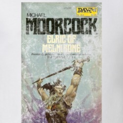 Michael Moorcock Elric Of Melnibone Science Fiction Fan Book Novel Cov Michael Moorcock Elric Of Melnibone Science Fiction Fan Book Novel Cov