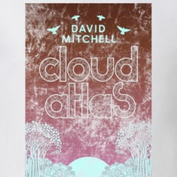 David Mitchell Cloud Atlas Science Fiction Fan Book Novel Cover Worn L David Mitchell Cloud Atlas Science Fiction Fan Book Novel Cover Worn L