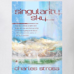 Charles Stross Singularity Sky Science Fiction Fan Book Novel Cover Wo Charles Stross Singularity Sky Science Fiction Fan Book Novel Cover Wo