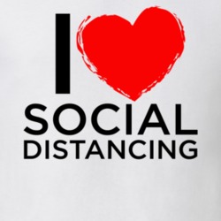 I Love Heart Social Distancing New Norm T Shirt I Love Heart Social Distancing New Norm T Shirt