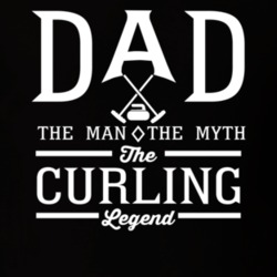 Dad The Man The Myth The Curling Legend Sports Lovers Father's Day T S Dad The Man The Myth The Curling Legend Sports Lovers Father's Day T S