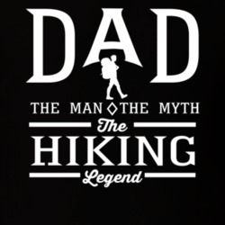 Dad The Man The Myth The Hiking Legend Sports Lovers Father's Day T Sh Dad The Man The Myth The Hiking Legend Sports Lovers Father's Day T Sh