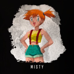 Misty Pokemon Best Female Video Game Characters T Shirt Misty Pokemon Best Female Video Game Characters T Shirt