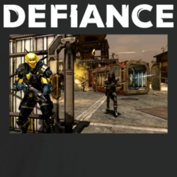 Defiance Video Game Arcade Fan T Shirt Defiance Video Game Arcade Fan T Shirt