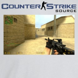 Counter Strike Source Video Game Arcade Fan T Shirt Counter Strike Source Video Game Arcade Fan T Shirt
