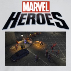 Marvel Heroes Video Game Arcade Fan T Shirt Marvel Heroes Video Game Arcade Fan T Shirt