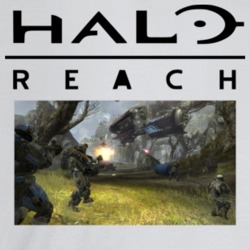 Halo Reach Video Game Arcade Fan T Shirt Halo Reach Video Game Arcade Fan T Shirt