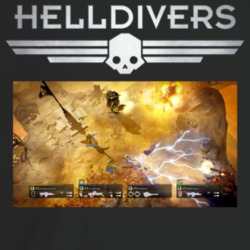 Helldivers Video Game Arcade Fan T Shirt Helldivers Video Game Arcade Fan T Shirt