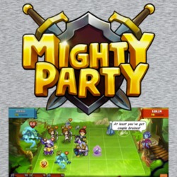 Mighty Party Video Game Arcade Fan T Shirt Mighty Party Video Game Arcade Fan T Shirt