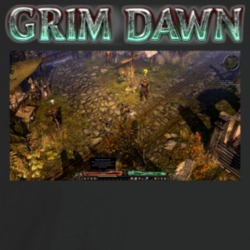 Grim Dawn Video Game Arcade Fan T Shirt Grim Dawn Video Game Arcade Fan T Shirt