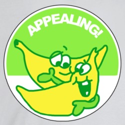 Bananas Appealing Cool 80s Scratch N Sniff Stickers T Shirt Bananas Appealing Cool 80s Scratch N Sniff Stickers T Shirt