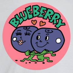 Blueberry Cool 80s Scratch N Sniff Stickers T Shirt Blueberry Cool 80s Scratch N Sniff Stickers T Shirt