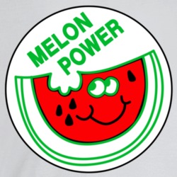 Melon Power Watermelon Cool 80s Scratch N Sniff Stickers T Shirt Melon Power Watermelon Cool 80s Scratch N Sniff Stickers T Shirt