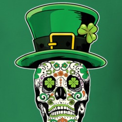 St Patrick's Day Iris Scull Cool T Shirt St Patrick's Day Iris Scull Cool T Shirt