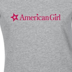 American Girl Ladies T Shirt American Girl Ladies T Shirt