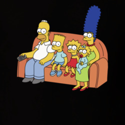 The Simpsons Family Couch T Shirt The Simpsons Family Couch T Shirt