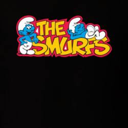 The Smurfs Retro Cartoon Logo T Shirt The Smurfs Retro Cartoon Logo T Shirt