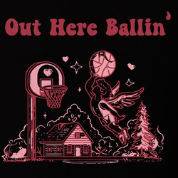 Out Here Ballin Funny Valentine Cupid  T Shirt