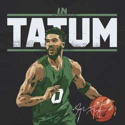 Jayson Tatum Celtics Shirt, In Tatum We Trust Tee, Boston Nba Playoff Faith Fan Gift T Shirt
