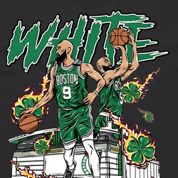 Celtics Derrick White Shirt, Boston Basketball Fan Gear T Shirt