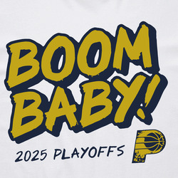 Indiana Pacers Boom Baby 2025 Playoffs Shirt, Pacers Fan Logo Design T Shirt