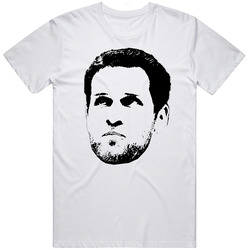 Bojan Bogdanovic Big Face Silhouette Indiana Basketball Fan Classic Cotton Unisex T Shirt
