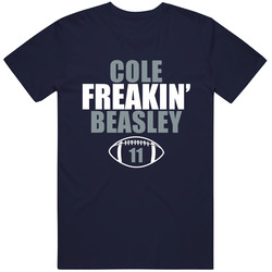 Cole Freakin Beasley Dallas Football Funny Fan Classic Cotton Unisex T Shirt