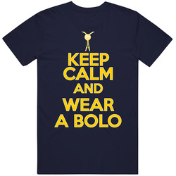 Keep Calm And Wear A Bolo Football San Diego Philip Rivers Classic Cotton Unisex T Shirt