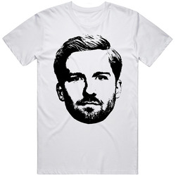 Darren Helm Big Face Silhouette Detroit Hockey Fan Classic Cotton Unisex T Shirt