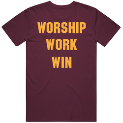 Worship Work Win Sister Jean Basketball Fan Gift Classic Cotton Unisex T Shirt
