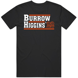 Joe Burrow Higgins Cincinnati Football 22 Fan Classic Cotton Unisex T Shirt