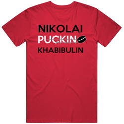 Nikolai Khabibulin Chicago Puckin Hockey Classic Cotton Unisex T Shirt