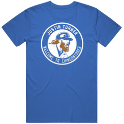 Justin Turner Welcome To Chingontober La Dodgers World Series Classic Cotton Unisex T Shirt