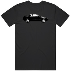 1985 Toyota Mr2 Mk1 B And W Vintage Car Lover Driver Gift Classic Cotton Unisex T Shirt