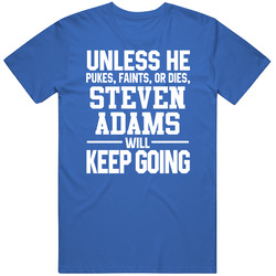Steven Adams Keeps On Going Unless Basketball Oklahoma City Classic Cotton Unisex T Shirt